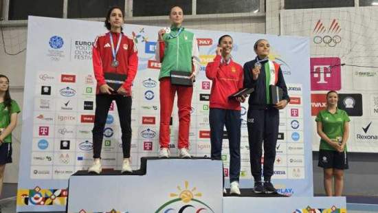 EYOF’ta Avrupa Gençlik Oyunları Festivalinde Milli Sporcumuz Sıla Irmak Uzunçavdar gümüş madalya kazandı 🥈🇹🇷